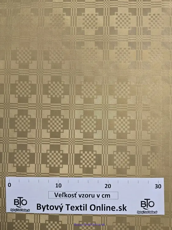 PVC obrus zlatý