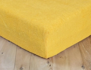 FROTÉ prestieradlo EXCLUSIVE, 90x200cm, SILNOŽLTÁ