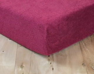 FROTÉ prestieradlo EXCLUSIVE, 180x200cm, BORDOVÁ