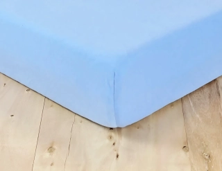 JERSEY prestieradlo EXCLUSIVE, 160x200cm, MODRÁ