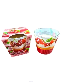 Sviečka v skle, CHERRY and STRAWBERRY