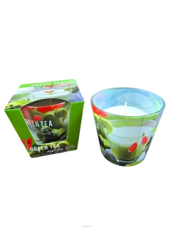 Sviečka v skle, MATCHA LATTE