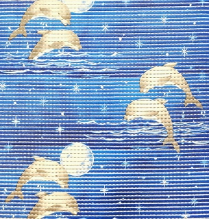 Aquamat delfíny 65x65cm