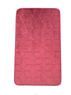 Textilný koberček, BORDOVÝ