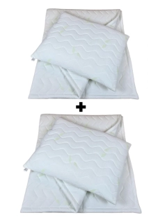 Rada ALOE VERA, 2x Vankúš 70/90 + 2x Prikrývka 135/200