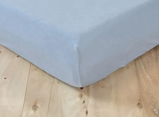 JERSEY prestieradlo EXCLUSIVE, 90x200cm, SIVÁ